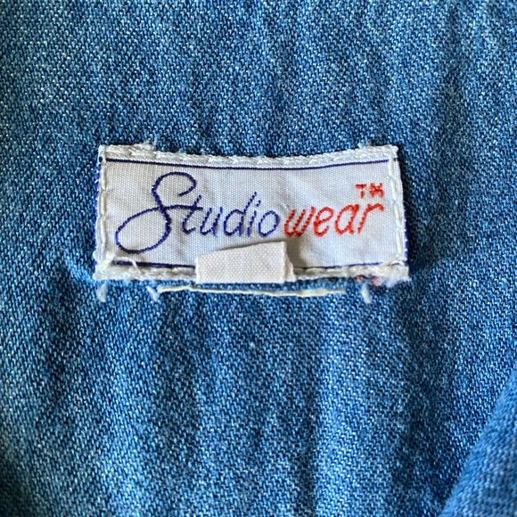 Studio Wear Vintage Denim A-line Women’s Dress, size M - Picture 11 of 11